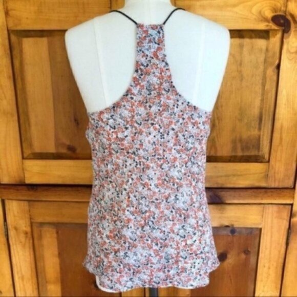 naked zebra Tank Top S Racerback Floral Print Boho Cottage Core Prairie - Picture 6 of 10